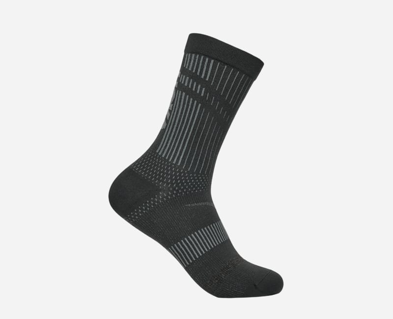 HOKA Trail Run Crew Sock Black