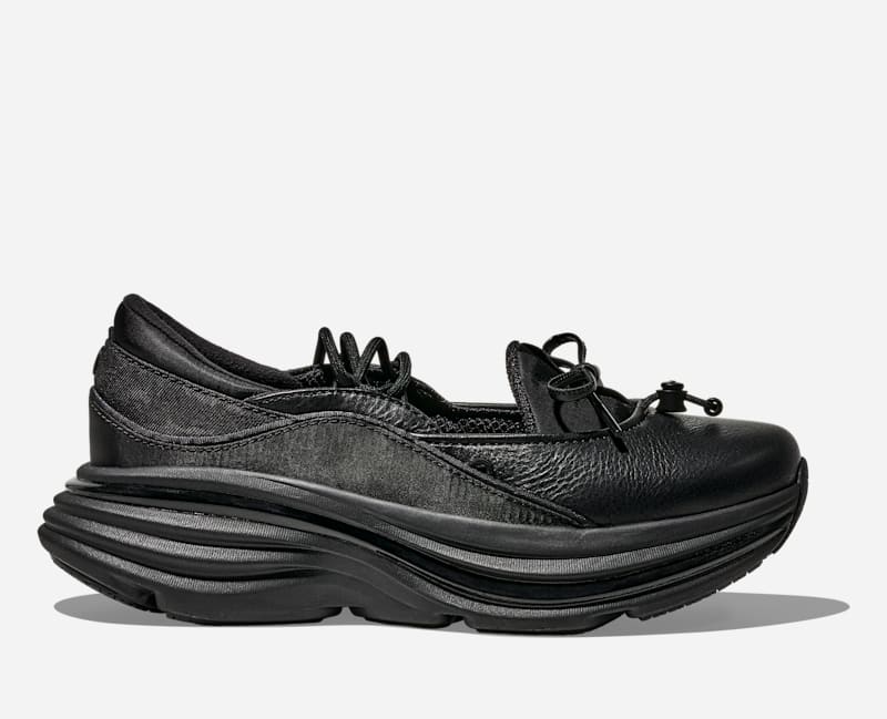 HOKA Bondi Mary Jane Lifestyle Shoes Black