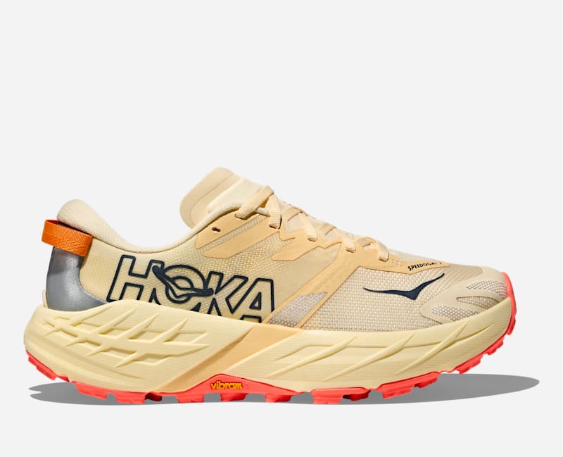 HOKA Speedgoattrail Shoes Vintage Yellow Neon Flame