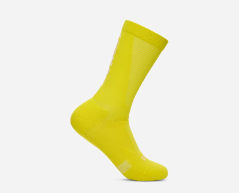 HOKA Race Day Crew Sock in Hoka Citrus