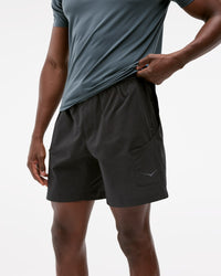 HOKA Woodland Hike Shorts in Black