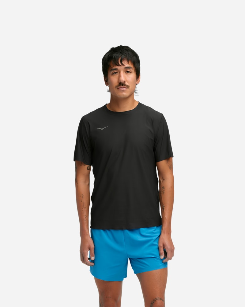 HOKA Airolite Short Sleeve Topin Blackmall