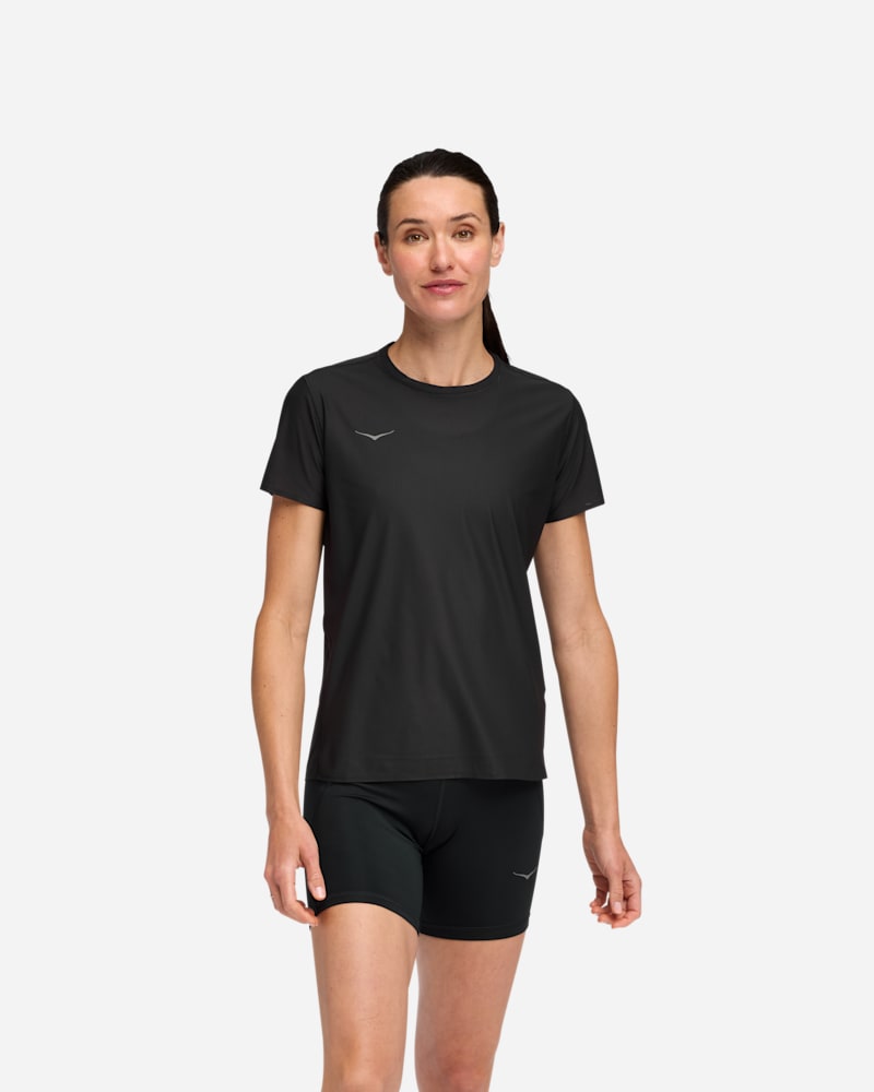 HOKA Airolite Short Sleeve Topin Blackxl