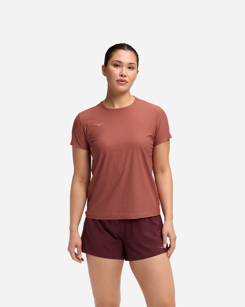 HOKA Airolite Short Sleeve Topin Rougemall