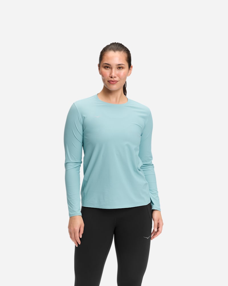 HOKA Airolite Long Sleeve Topin Raindroparge