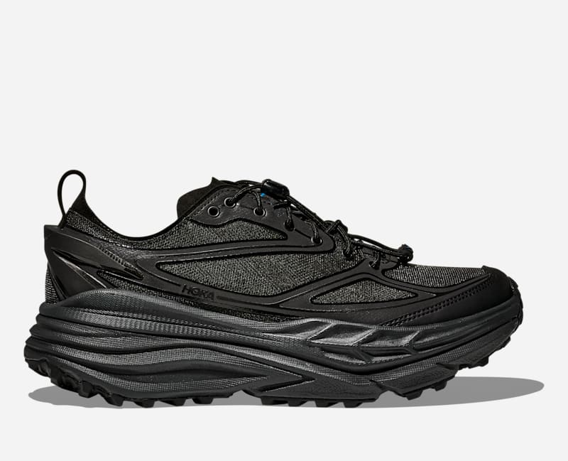 HOKA Stinson One+ Dover Street Market Lifestyle Shoes Black Carbon Black