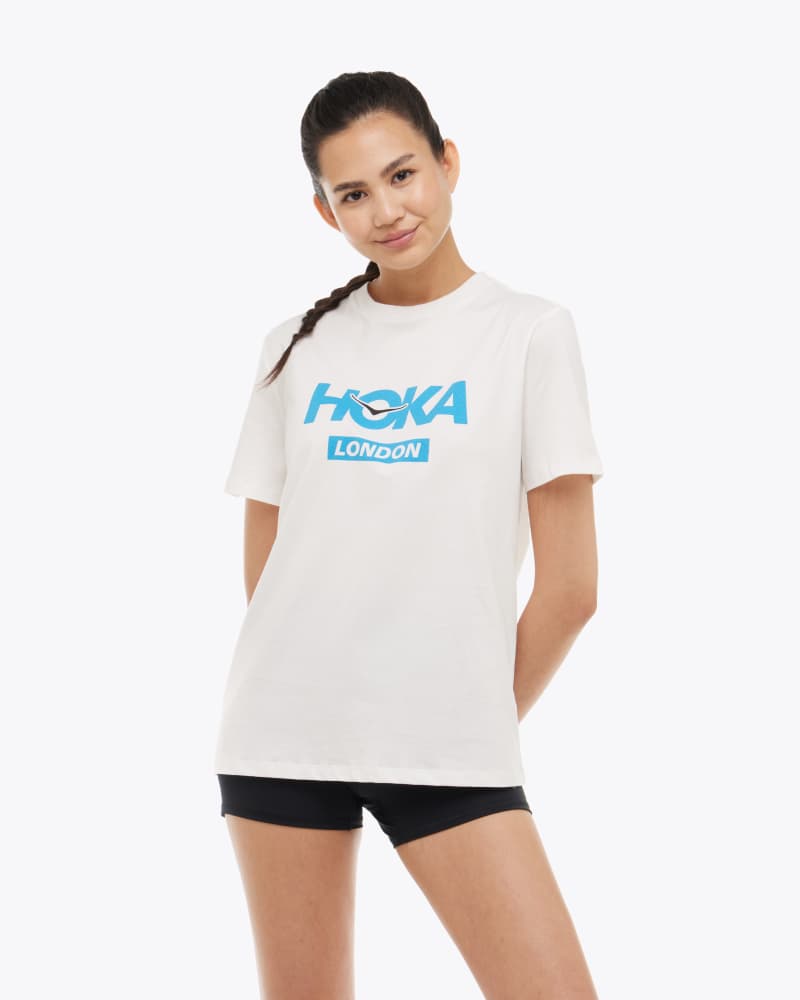 HOKA London City T-Shirt White