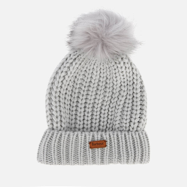 Barbour Women's Saltburn Beanie Ice White