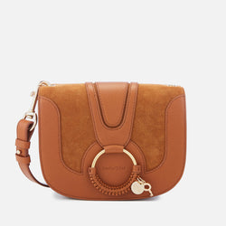 See by Chloé Hana Leather & Suede Saddle Bag