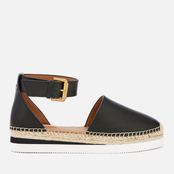 See By Chloé Women's Glyn Leather Espadrille Sandals