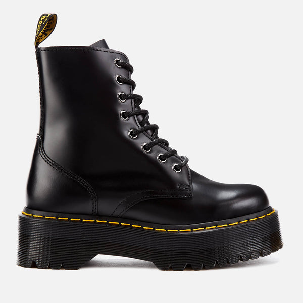 Dr. Martens Jadon Unisex Smooth Leather Boots - Black - UK 11