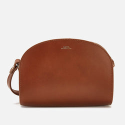 A.P.C. Clutch DemiLune Leather Bag