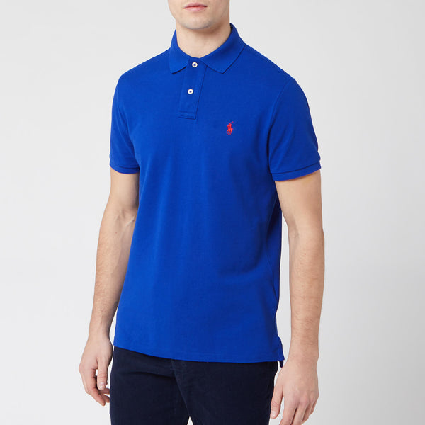 Polo Ralph Lauren Men's Custom Slim Fit Polo Shirt Heritage Royal