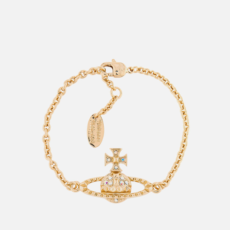 Vivienne Westwood Mayfair Bas Relief Gold-Plated Bracelet