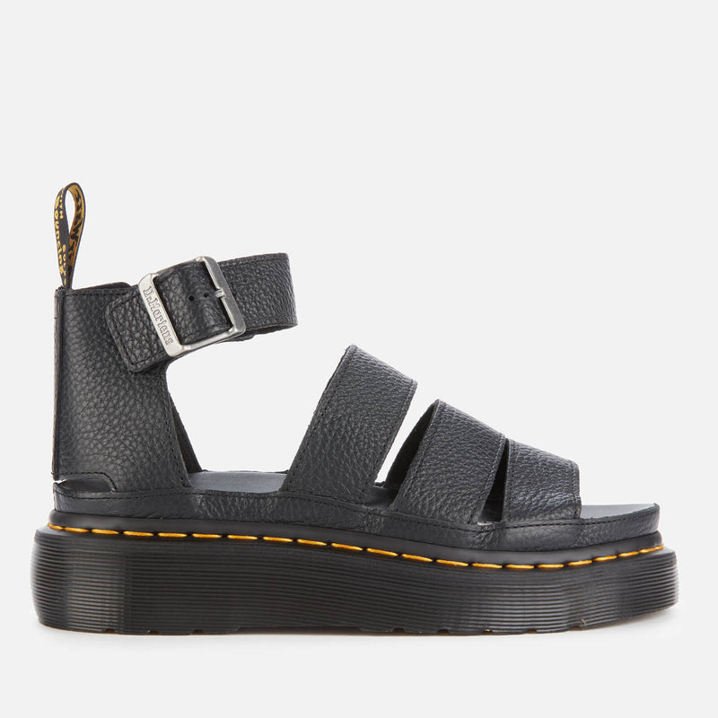 Dr. Martens Women's Clarissa II Quad Leather Sandals Black