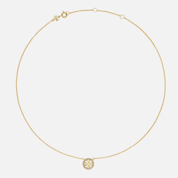 Tory Burch Miller GoldPlated Crystal Necklace