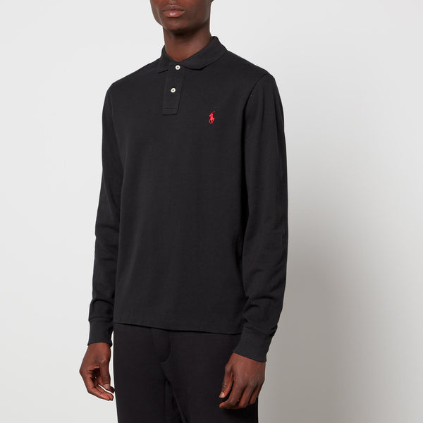 Polo Ralph Lauren Mesh Long Sleeve Polo Shirt