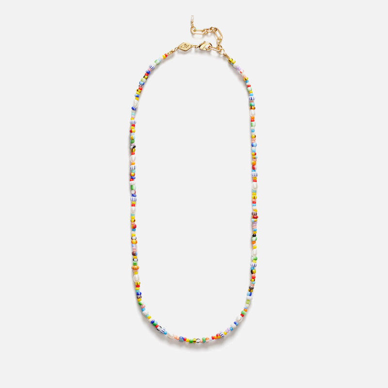 Anni Lu Petit Alaia Bead and Pearl Necklace