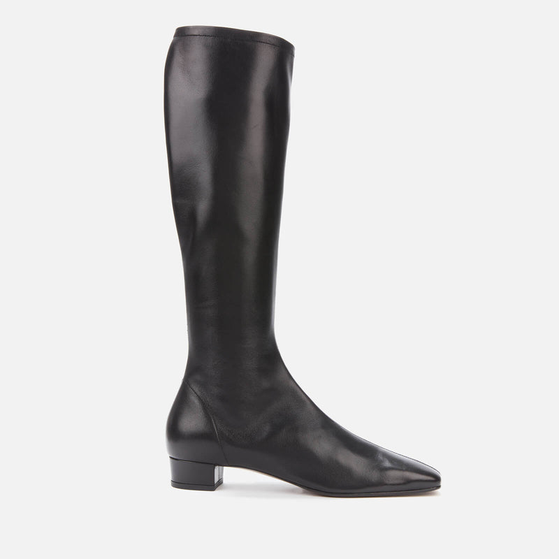 BY FAR Women's Edie Leather KneeHigh Boots