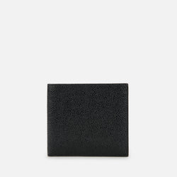 Thom Browne Men's Billfold Wallet In Pebble Grain Black