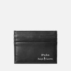 Polo Ralph Lauren Men's Foil Logo Card Holder Brown