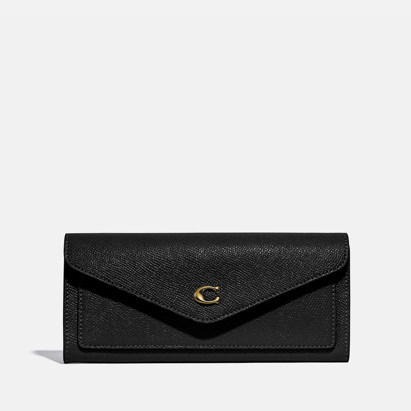 Coach Wyn Fine-Grain Leather Wallet