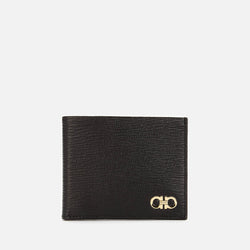 Ferragamo Men's Gancini Wallet - Black/Gold