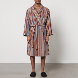 Paul Smith Striped Cotton-Towelling Dressing Gown