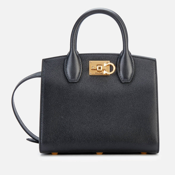 Ferragamo Women's The Mini Studio Box Bag - Nero