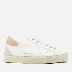 Golden Goose Hi-Star Suede-Trimmed Leather Flatform Trainers 