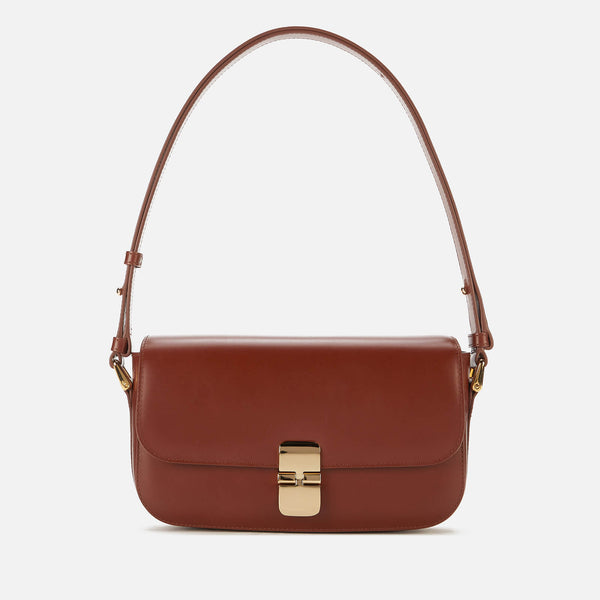 A.P.C. Grace Leather Baguette Bag