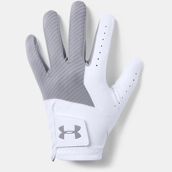 Under Armour Medal Golf Glove Steel White Steel LXL