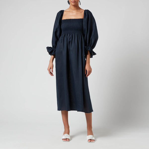 Sleeper Atlanta Linen Midi Dress