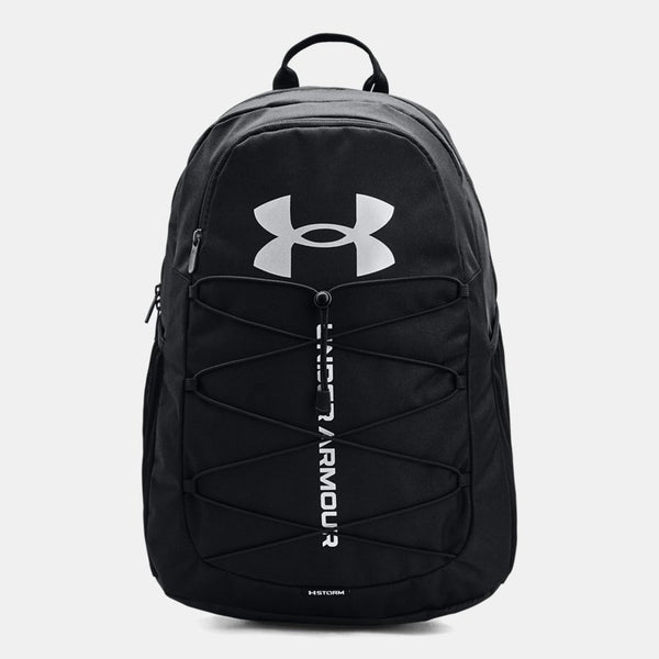 Under Armour Hustle Sport Backpack Black Black Silver