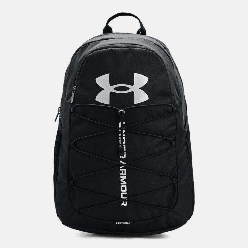 Under Armour Hustle Sport Backpack Black Silver