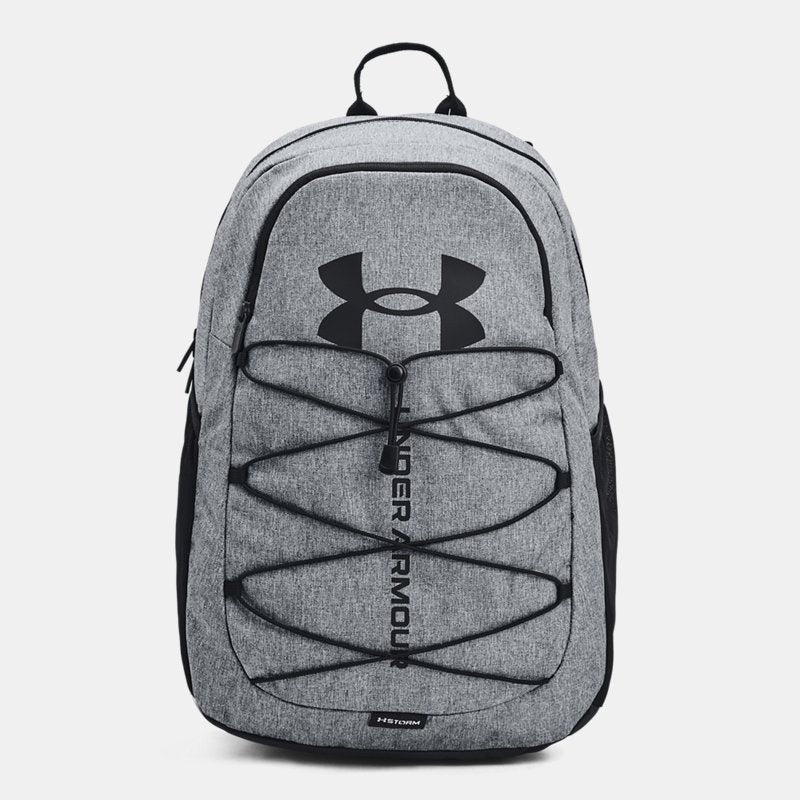 Under Armour Hustle Sport Backpack Pitch Gray Medium Heather Black