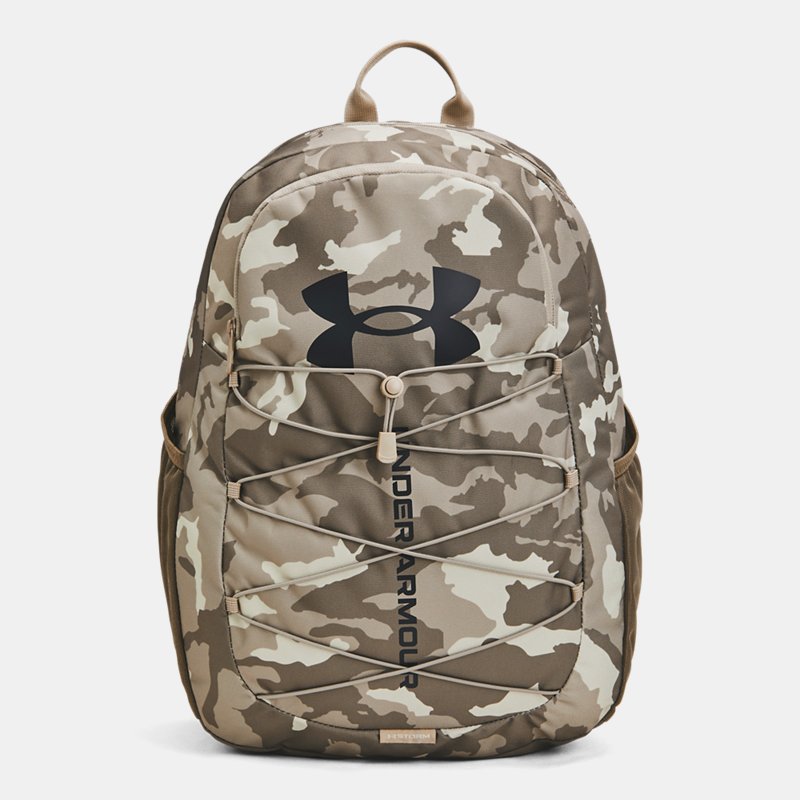 Under Armour Hustle Sport Backpack Taupe Dusk Timberwolf Taupe Anthracite