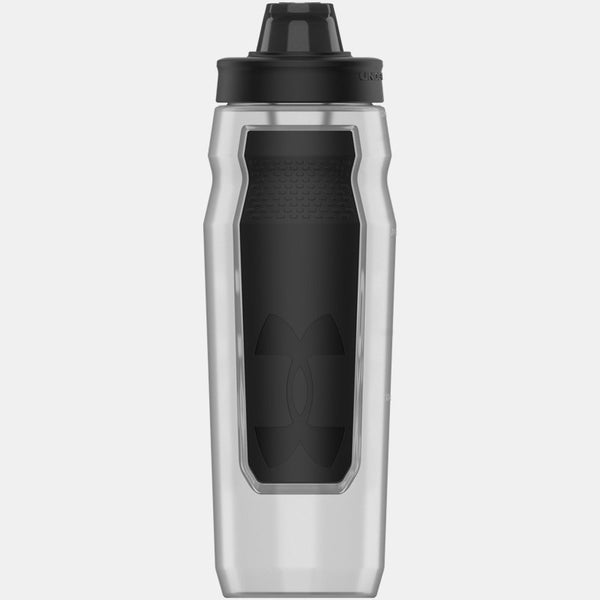 Under Armour Playmaker Squeeze 32 oz. Water Bottle Clear Black Black