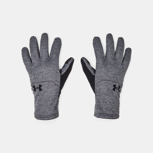 Under Armour Storm Fleece Gloves Castlerock Steel Black