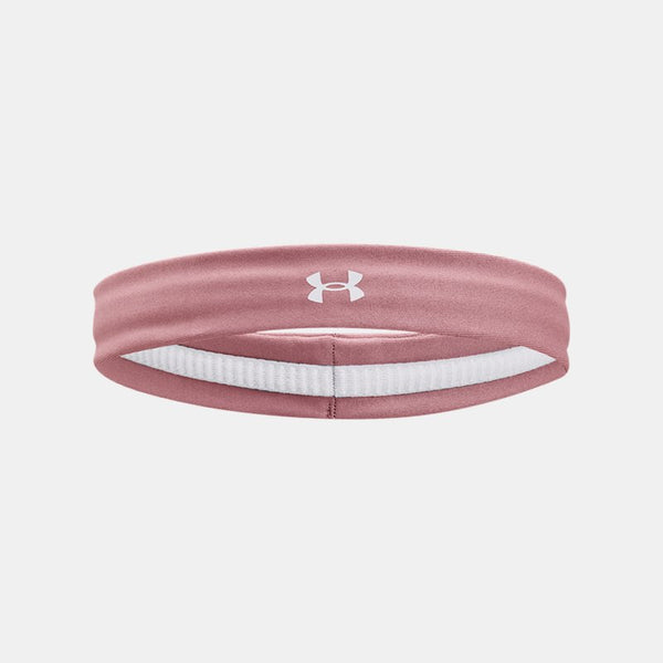 Under Armour Play Up Headband Pink Elixir White OSFM