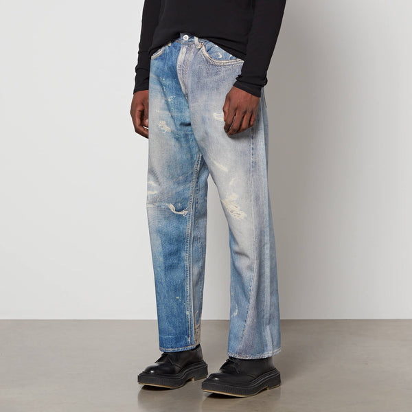 Our Legacy Third Cut Distressed Denim WideLeg Jeans