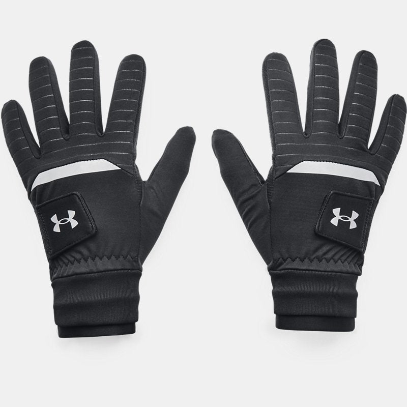 ColdGear® Infrared Golf Gloves Black Pitch Gray