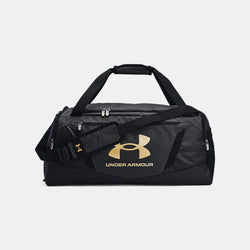 Under Armour Undeniable Medium Duffle Bag Black Medium Heather Black Metallic Gold OSFM