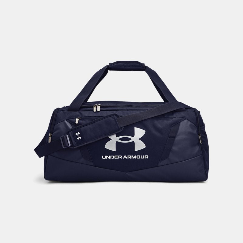 Under Armour Undeniable Medium Duffle Bag Midnight Navy Midnight Navy Metallic Silver OSFM