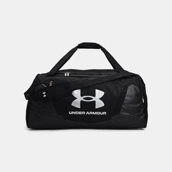 Under Armour Undeniable Large Duffle Bag Black Metallic Silver OSFM