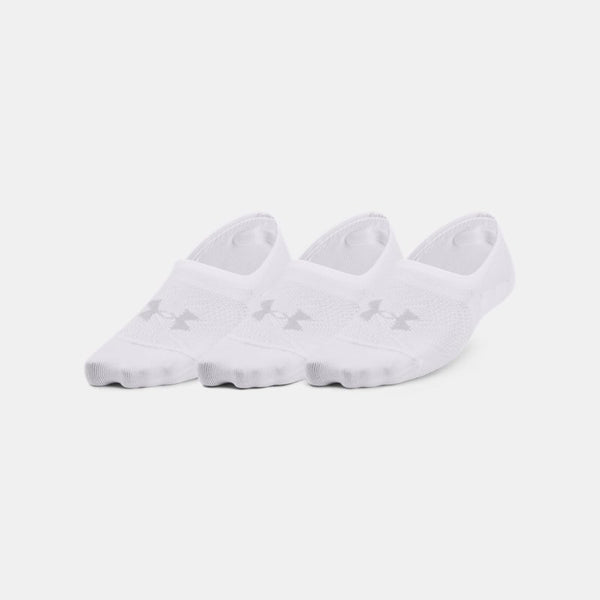 Under Armour Breathe Lite Ultra -Pack Low Liner Socks White Mod Gray