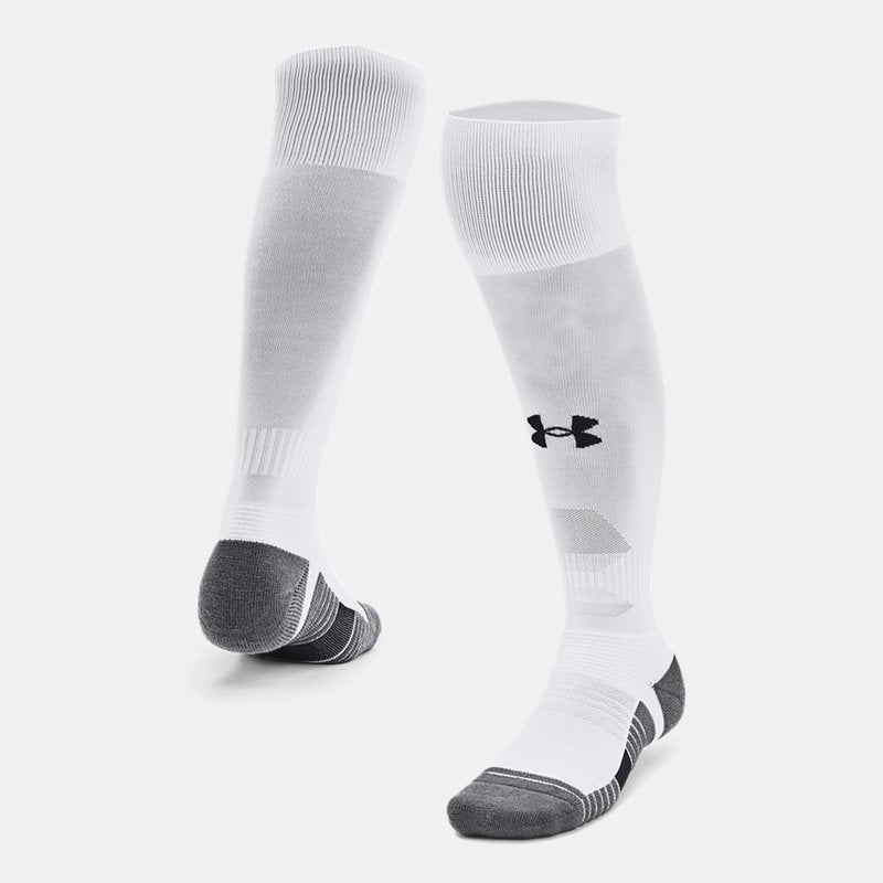 Under Armour Magnetico Over-The-Calf Socks White Pitch Gray Black