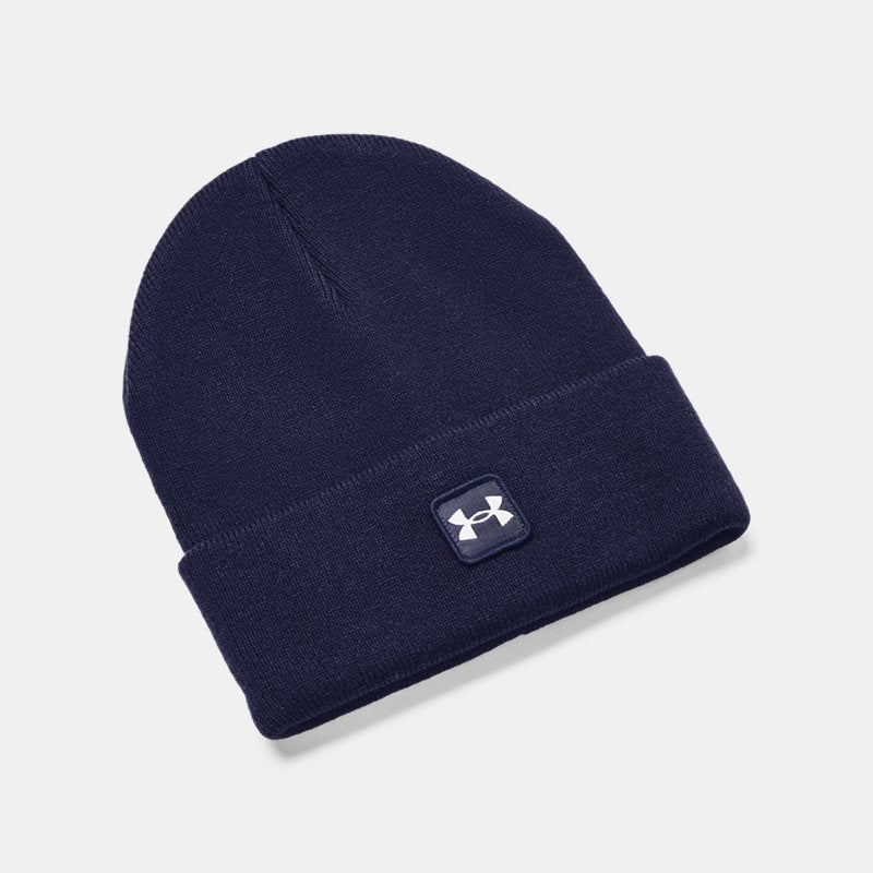 Under Armour Halftime Cuff Beanie Midnight Navy White OSFM