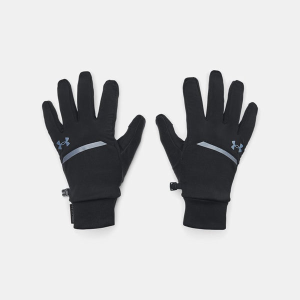 Under Armour Storm Fleece Run Gloves Black Reflective