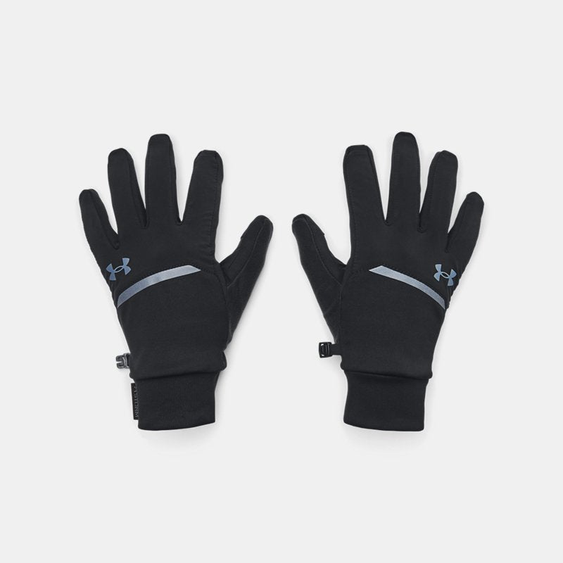 Under Armour Storm Fleece Run Gloves Black Reflective